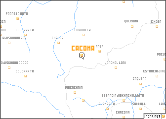 map of Cacoma