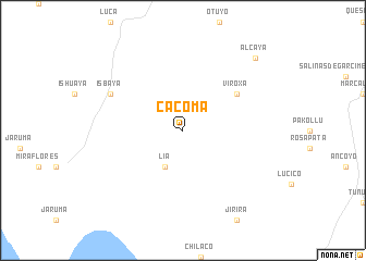 map of Cacoma