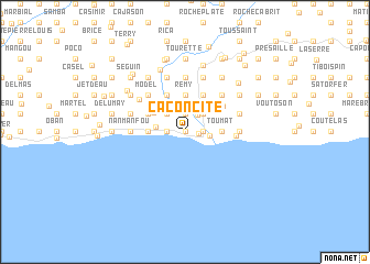 map of Ca Concite