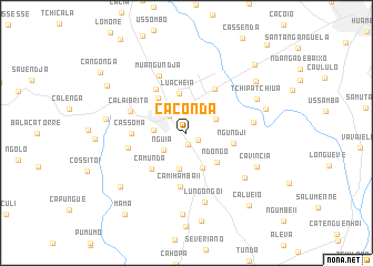 map of Cacondá