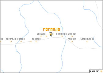 map of Caconja