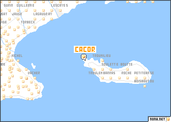 map of Cacor