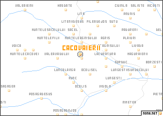 map of Cacova Ierii