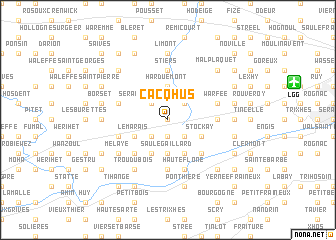 map of Cacqhus