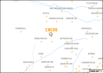 map of Cacre