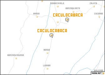 map of Caculo Cabaca