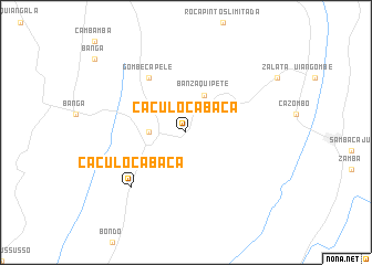map of Caculo Cabaça
