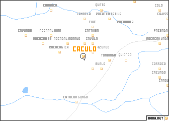 map of Caculo