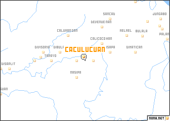 map of Caculucuan