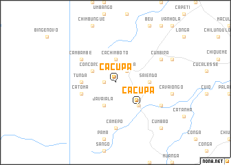 map of Cacupa