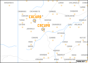 map of Cacupa