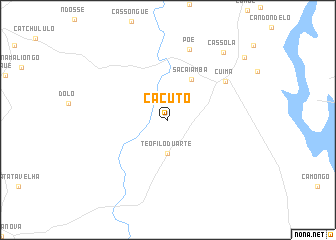 map of Cacuto