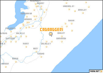 map of Cadaad Geri
