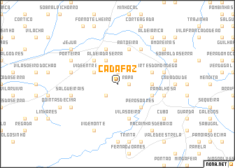 map of Cadafaz