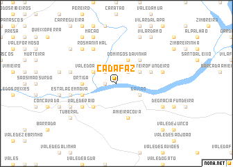 map of Cadafaz