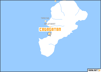 map of Cadagatan