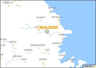 map of Cadajonan