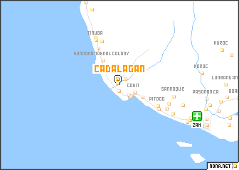 map of Cadalagan