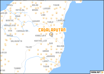 map of Cadalaputan