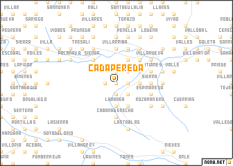 map of Cadapereda