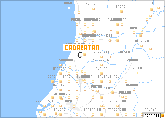 map of Cadaratan