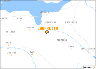 map of Cadaretta