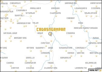 map of Cadasngampar