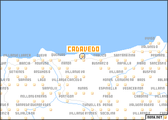 map of Cadavedo