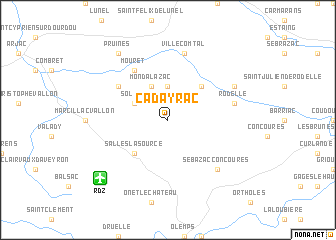 map of Cadayrac