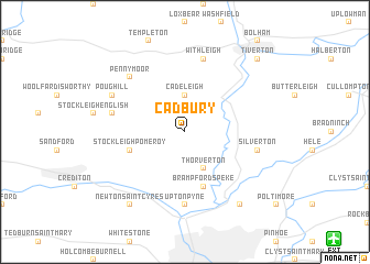 map of Cadbury