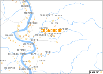 map of Caddangan