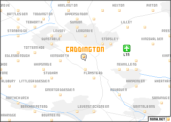 map of Caddington