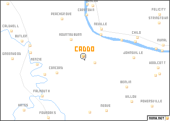 map of Caddo