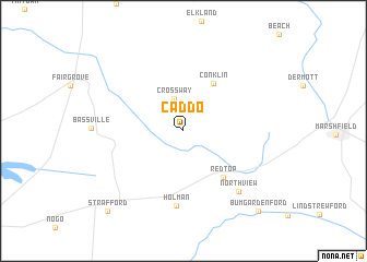 map of Caddo