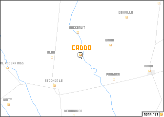 map of Caddo