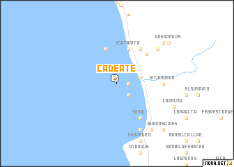 map of Cadeate