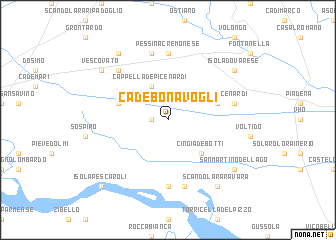 map of Ca deʼ Bonavogli