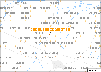 map of Cadelbosco di Sotto