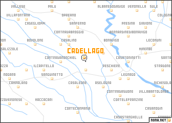 map of Ca del Lago
