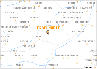 map of Ca del Monte