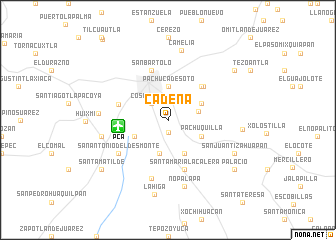 map of Cadena