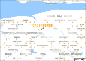 map of Cadenberge