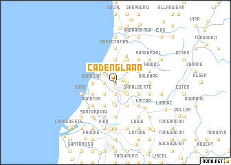 map of Cadenglaan