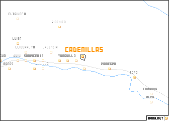 map of Cadenillas