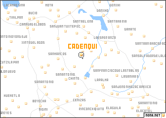 map of Cadenqui