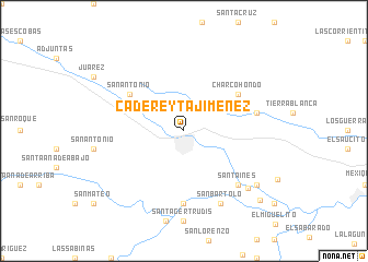 map of Cadereyta Jiménez