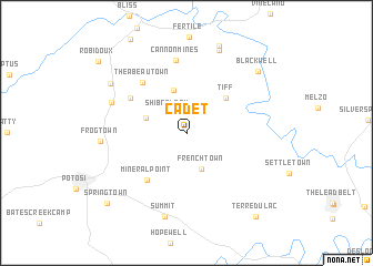 map of Cadet