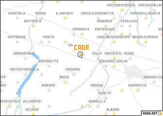 map of Cadè