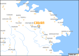 map of Cadian