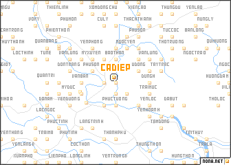 map of Ca Ðiệp